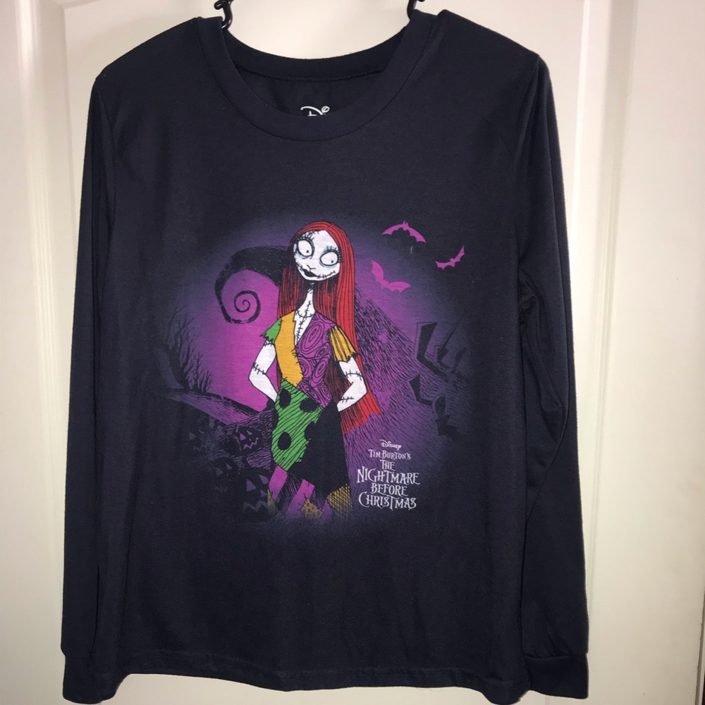 Disney Kids Nightmare Before Christmas Long Sleeve Shirt - Black